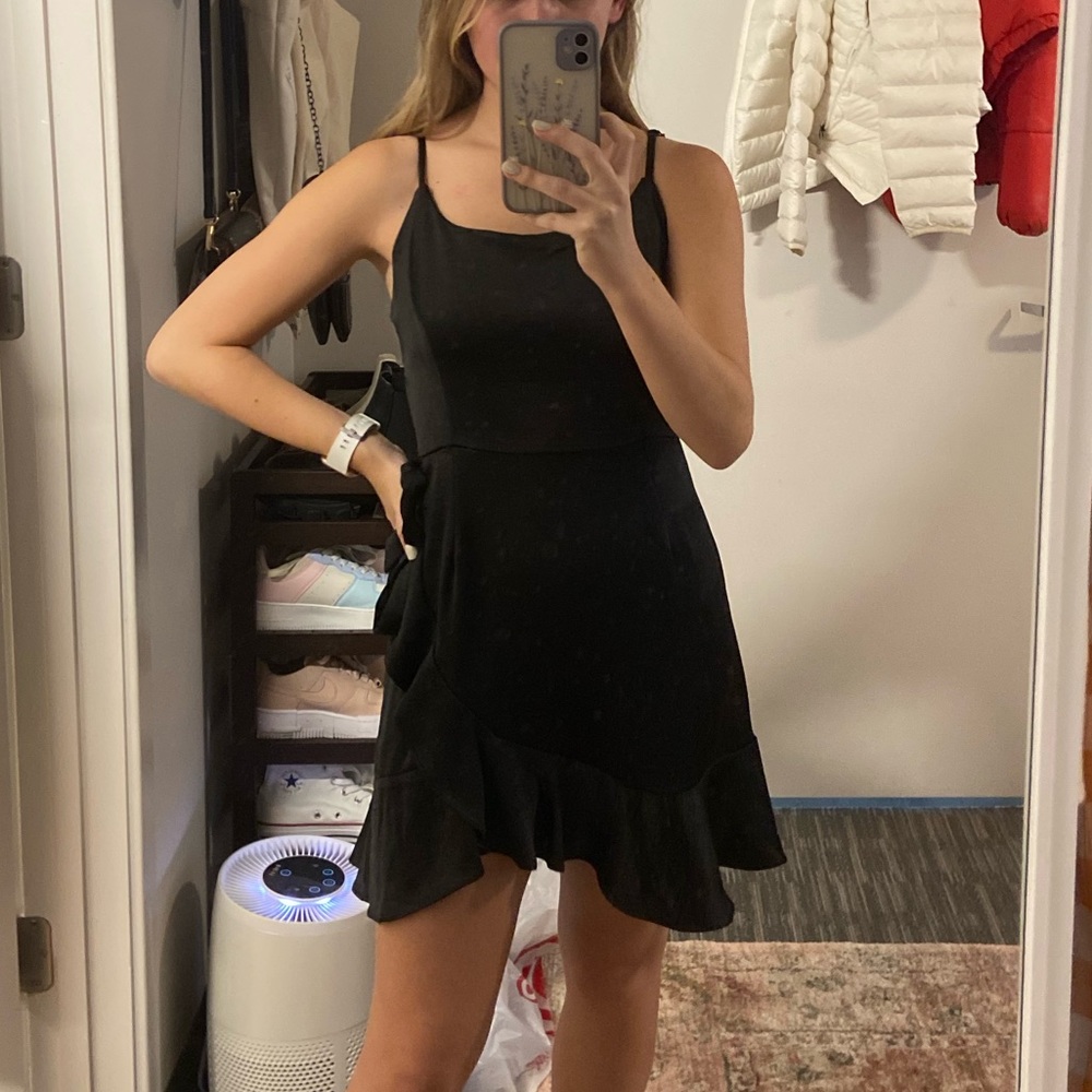 Wild fable black mini dress